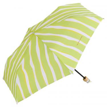 折りたたみ傘 ニュアンスストライプ グリーン