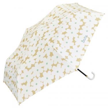 折りたたみ傘 フロラージュ ベージュ