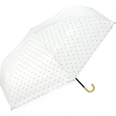 折りたたみ傘 晴雨兼用 遮光 ドットフラワーポイント オフ