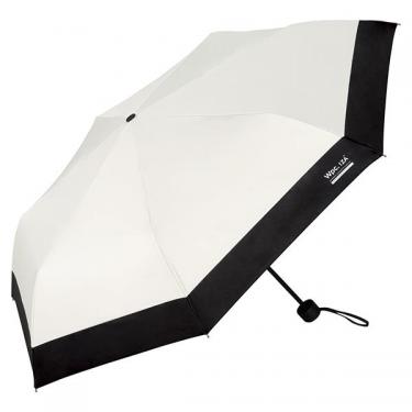 折りたたみ傘 晴雨兼用 耐風 IZA WIND RESISTANT オフ×ブラック