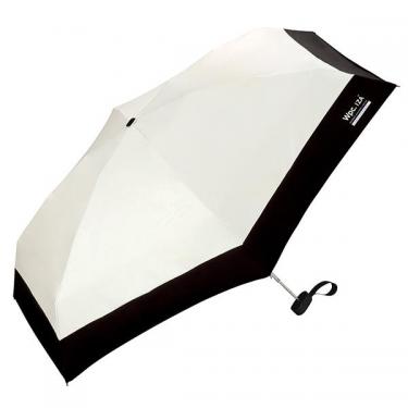 折りたたみ傘 晴雨兼用 IZA compact オフ×ブラック