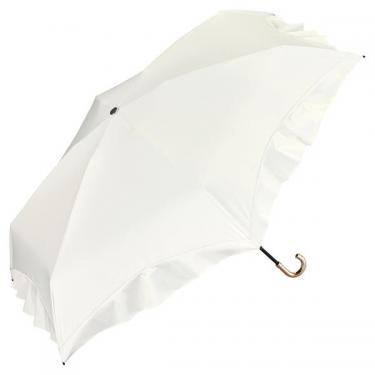 折りたたみ傘 晴雨兼用 遮光 コンパクトフリル オフ