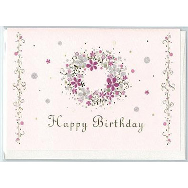 バースディカード ピンク