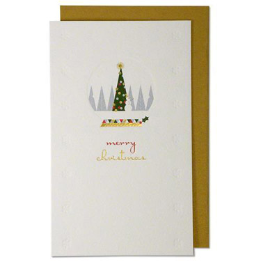 インポートクリスマスカード ツリー GX3939