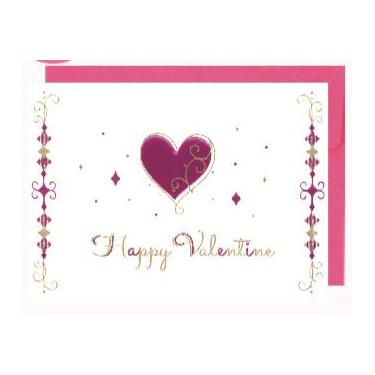 バレンタインミニカード ハート