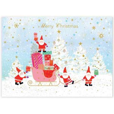 クリスマスサンタポストカード PX4462