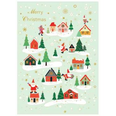 クリスマスサンタポストカード PX4463