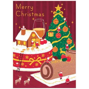 クリスマスポストカード PX4465