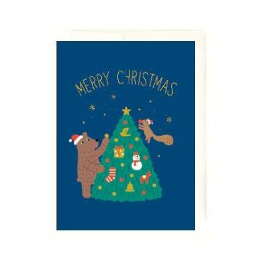 クリスマスミニカード GX-4505