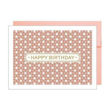 バースデーカード 橙色