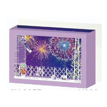 サマーレーザーカット 立体 花火
