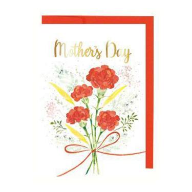 母の日カードミニ カーネーション