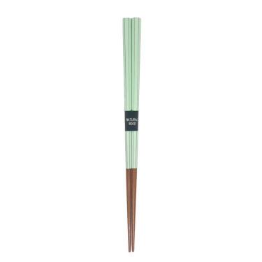 食洗七角箸 結彩 23cm 青磁