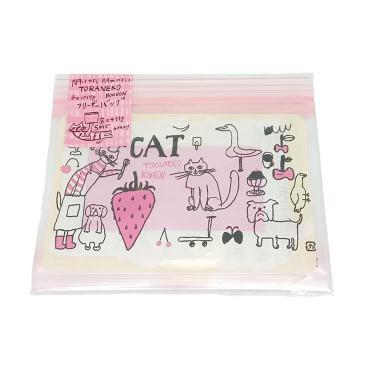 フリーザーバッグ Sサイズ6枚入 いちご猫