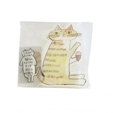 猫ちゃん切り抜きカード 40枚入 B
