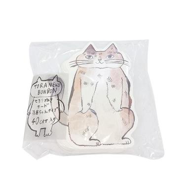 猫ちゃん切り抜きカード 40枚入 C