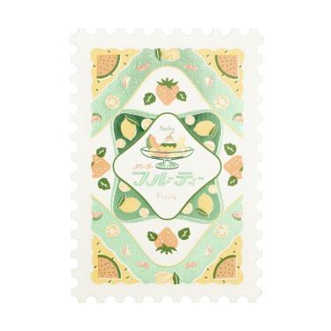 箔押しポストカード オビワン×ロッカク パーラーフルーティ