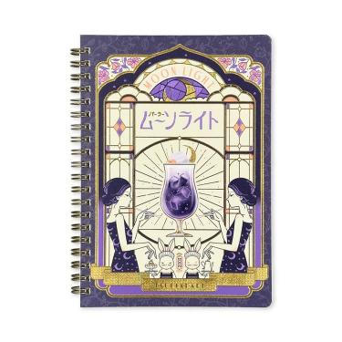 箔押しリングノート B6 オビワン×ロッカク パーラームーンライト