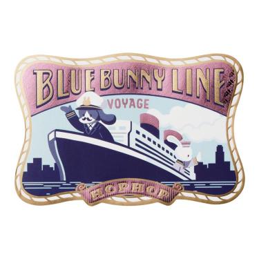ステッカー オビワン×ロッカク BLUE BUNNY LINE