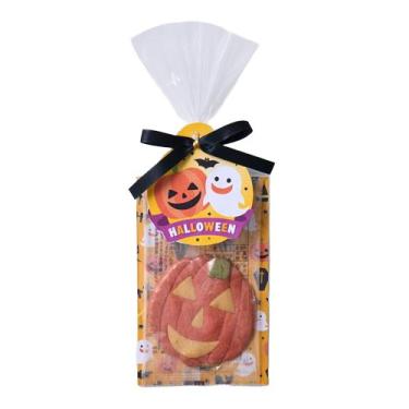 ハロウィンクッキー 赤カボチャ 1枚入