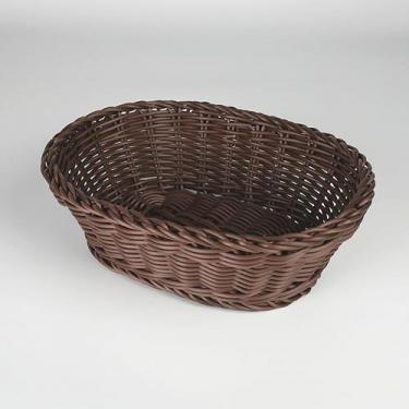 オーバルバスケット M ブラウン