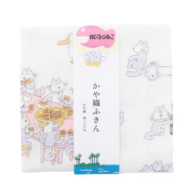 11ぴきのねこ かや織ふきん 30×40cm