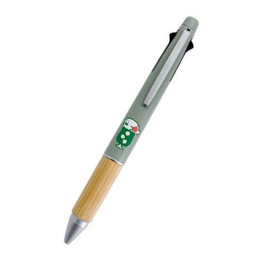 ジェットストリーム 4&1 バンブーグリップ 多機能ペン 油性 0.5mm そえぶみ箋 アザラシ