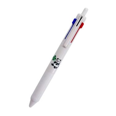 ジェットストリーム 3色ボールペン 後端ノック式 0.5mm そえぶみ箋 パンダ