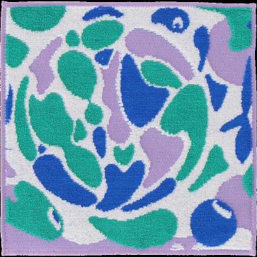 ミニタオル WORLD グリーン