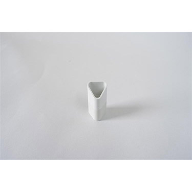 歯間ブラシ用ポケット付き ハブラシスタンド ホワイト