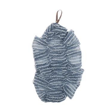 リレッツァ ボディタオル ポーチ付 ネイビー