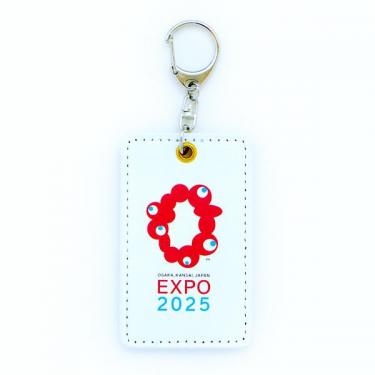 大阪万博　立体キーホルダーA.B.C ロゴマーク EXPO2025 公式ロゴ ダイカットPUレザーキーホルダー | 2025大阪