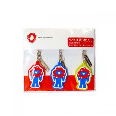 木製ボールチェーン ロゴ 1個入: キャラクター・バラエティ雑貨
