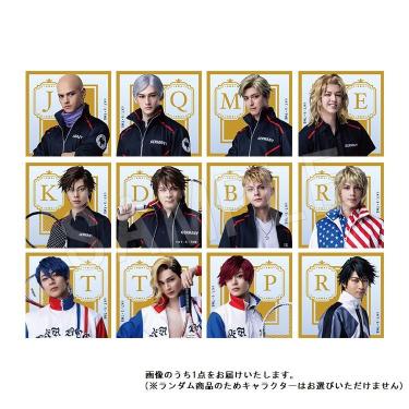トレーディングイニシャルステッカー　ドイツ＆アメリカ＆フランス＆リョーガ　１個入