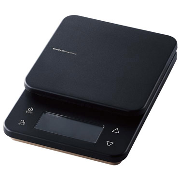 カロリー計測機能付きキッチンスケール ブラック