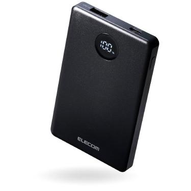 エレコム 半固体バッテリー 5000mAh ブラック