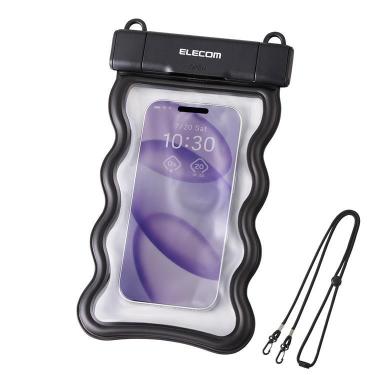 スマートフォン用防水マルチケース WAVE ブラック
