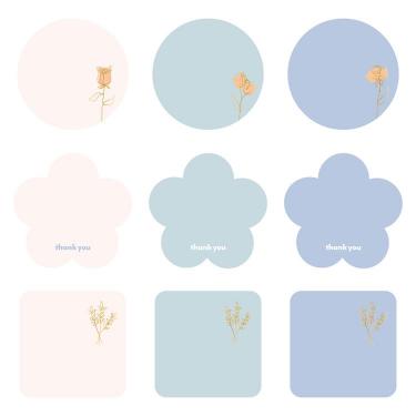 寄せ書き用ステッカー サンキュー