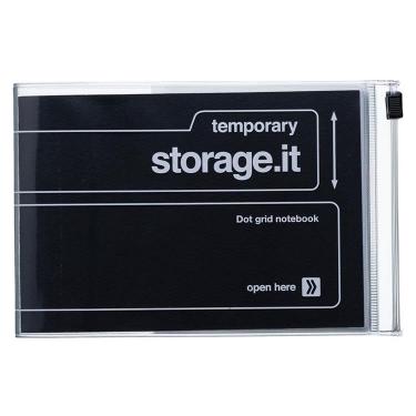 ストレージイット 横型ノート A6変形 ブラック