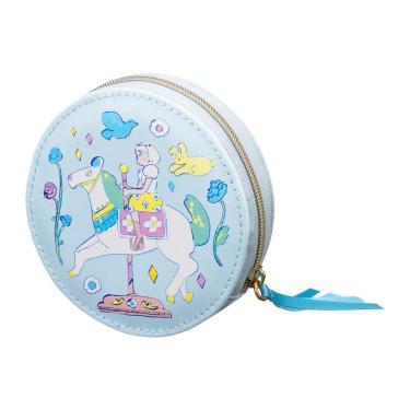 【新品】familiar ポーチ メリーゴーランド 北澤平祐 丸ポーチ コーヒーカップ(コーヒーカップ