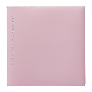 ログダイアリー 日付け無し デイリー スクエア ポケット ピンク