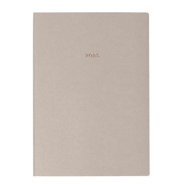 2025年3月始まり手帳 週間バーチカル A5 スープルプリュス グレージュ