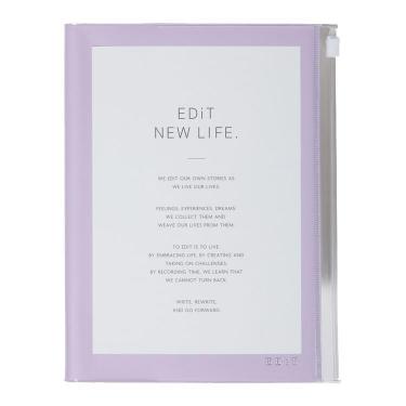 2025年3月始まり手帳 週間バーチカル A5 ストカージュ ラベンダー