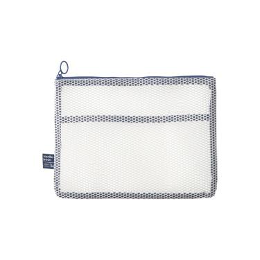 メッシュフラットポーチ A5 バニラビーンズ