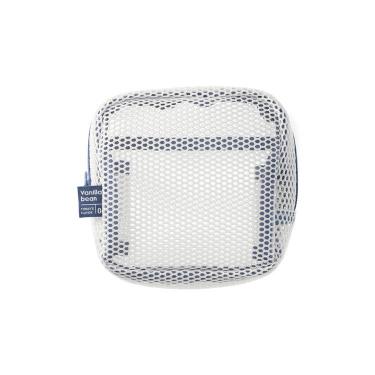 メッシュスクエアポーチ バニラビーンズ