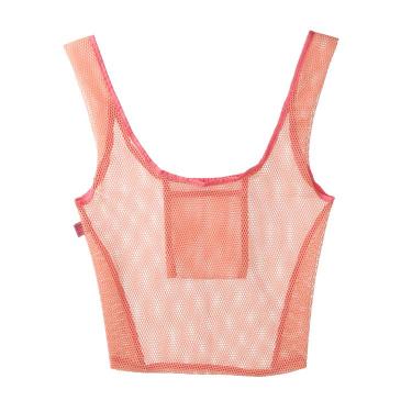 メッシュトートバッグ ブラッドオレンジ