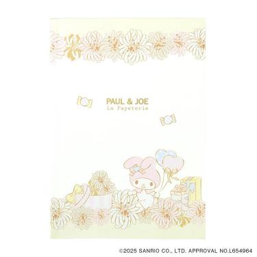 ノート A5 ポール&ジョー×マイメロディ ホワイト