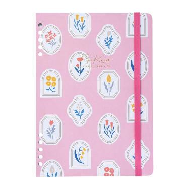 ゴム付きカバー A5 パピノット 柄 フルブルーム