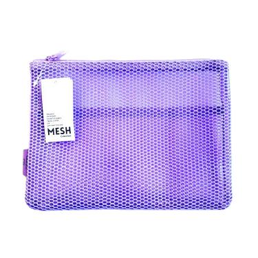 メッシュフラットポーチ A5 カラリテ グレープ【ロフト限定】