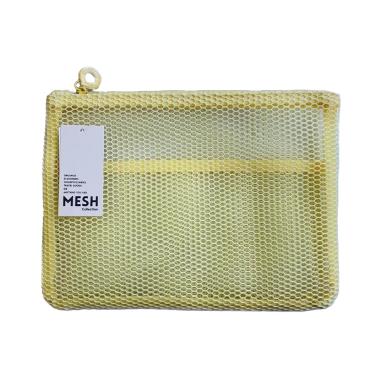 メッシュフラットポーチ A5 カラリテ レモン【ロフト限定】